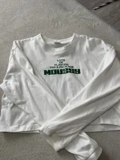 MOUSSY クロップドTシャツ F ホワイト