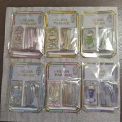 全6種セット グラスパーラーステッカー クーリア ステンドグラス シール 第一弾