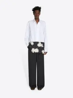 DRIES VAN NOTEN 25ss墨流しシルクシャツ Sサイズ - メルカリ