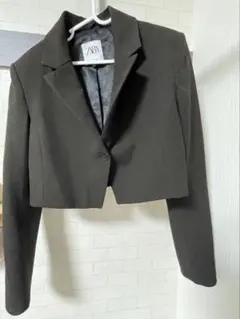 ショート丈 テーラードジャケット
