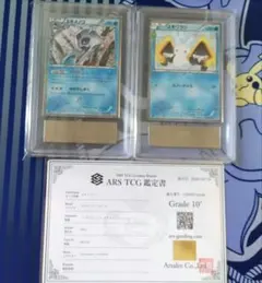 ARS10+&10 ユキメノコ、ユキワラシ　ポケキュン　鑑定書付き ARS10+&10 ユキメノコ、ユキワラシ ポケキュン 鑑定書付き - メルカリ
