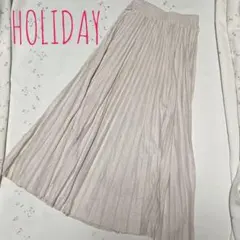 HOLIDAY ホリデイ スウェードプリーツスカートのサムネイル