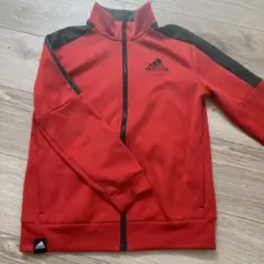 adidas ジップアップジャケット レッド