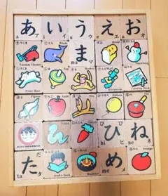 【中古】KAWAI 木製ひらがなブロックのサムネイル