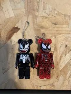 ベアブリック　ハッピーくじ　ヴェノム・カーネイジ