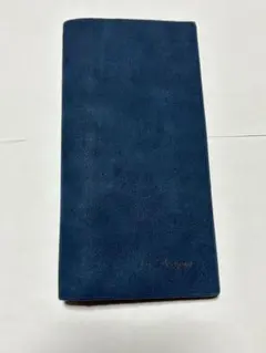 長財布　ネイビー　スリム