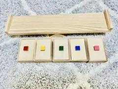 【こぐま会】シーソー 重さの比較 小学校受験 教具 釣り合い学習セット