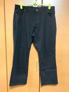 カジュアルパンツ 【4L】 黒 無地