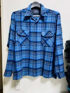 貴重★好配色 70s ペンドルトン Pendleton オンブレボードシャツ