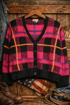 ​60s-70s Neiman Marcus ヴィンテージ モヘア混カーディガン