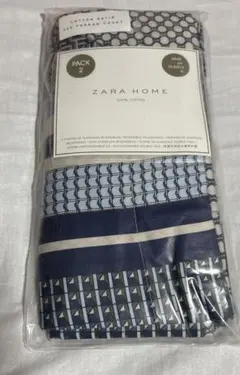 ZARA HOME コットンサテン ピローケース 2枚セット 60x60cmのサムネイル
