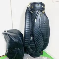 希少 本間 ホンマ HONMA 本革レザー キャディバッグ ヴィンテージ
