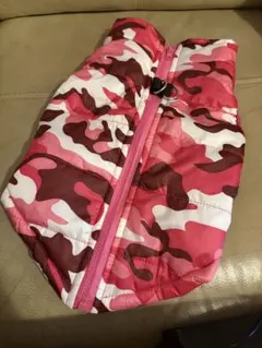 〔値下げ〕犬服 ピンク・ブラウン迷彩 小型犬？用 新品未使用 Lサイズ