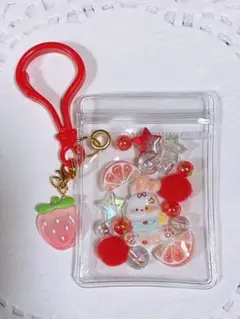 キャンディーバッグキーホルダー 赤