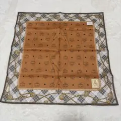 【新品未使用】MCM ヴィセトス モノグラム チェック柄ハンカチ