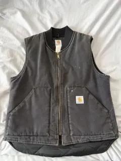 b*e様 Carharttダックベスト ブラック USA製 腰ゴム