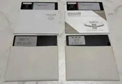 【非売品デモ】X68000用エトワールプリンセス/ジオグラフシールなど4本セット