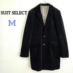 1443 SUIT SELECT チェスターコート ベルベット センターベントのサムネイル