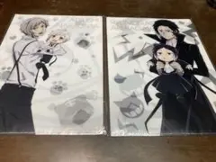 文豪ストレイドッグス　ファイルセット3枚　中島敦・太宰治・中原中也