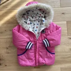 DOUBLE.B ピンク ダウンコート　B子ちゃん
