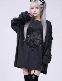 IMVAL×GALFY】 Doll Dog 大萌袖 L/S TEE ［INK］ - メルカリ