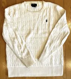 Polo by Ralph Lauren コットンケーブルニットセーター