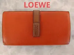 AVE16 ロエベ アナグラム ラージバーティカルウォレット 2つ折り長財布 