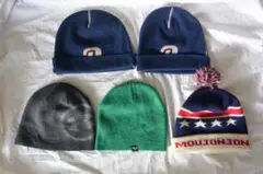 キッズ用ニット帽　5点セット
