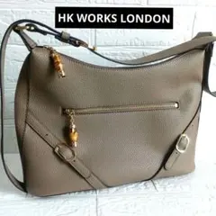 ♥新品・未使用♥ショルダーバッグ　軽量　　斜め掛け　竹　 2way 　ベージュ