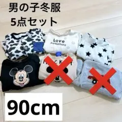 男の子、冬服トレーナーセット90cm