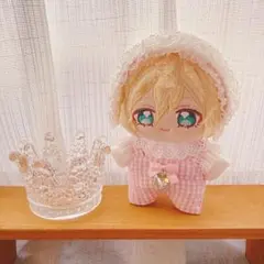 いつぬいサイズ☆ベビーピンクチェック柄♡3点set☆あんスタぬい服