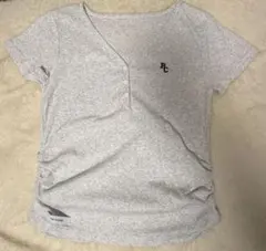 RAY CASSIN Vネック 半袖 Tシャツ グレーのサムネイル