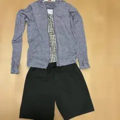COTARON レディース水着 4点セット　グレー×チェック×カーキー色です♡