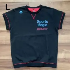 DESCENTE Sports Magic デサントブラック Tシャツ　Lサイズ