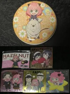 SPY×FAMILY 丸型缶ケース&ステッカー&マグネットシートセット