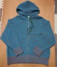 UNIQLO　MARNI　ミックスカラーニットオーバーサイズフルジップパーカ