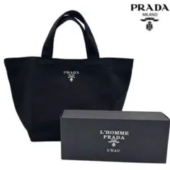新品 未開封 PRADA プラダ ノベルティ ミニトート　バッグ 黒 印字タイプ