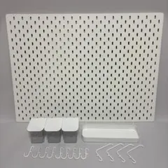IKEA スコーディス セット ホワイト 76×56 有孔ボード