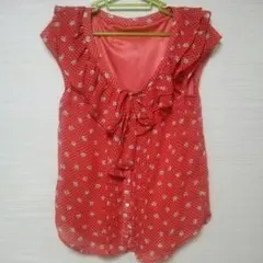 INGNI  ノースリーブフリルブラウス