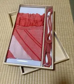 桐箱入り　帯揚げ　帯締めセット