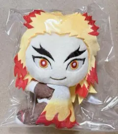鬼滅の刃 煉獄杏寿郎 ピタッとマスコット ぬいぐるみ