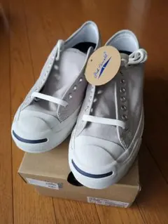 【コンバース】ジャックパーセル ローカットスニーカー グレー　27.5cm