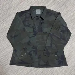 90s 米軍 実物 BDU M-XXS ミリタリージャケット 黒染め迷彩 軍物