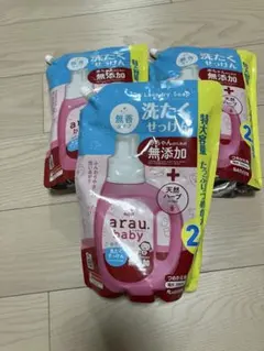 arau. baby 洗たくせっけん つめかえ用 特大 2個セットおまけのサムネイル