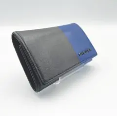 【DIESEL（ディーゼル）】バイカラー レザー キーケース サフィアーノ