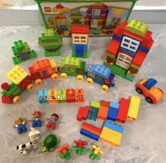 【値下】LEGO duplo みどりのコンテナ&かずあそびトレイン⭐︎ 洗浄済