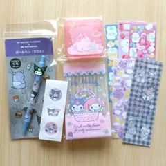 新品 可愛い マイメロ ボールペン キティちゃん 小物ケース 他 モスバーガー