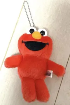 エルモ ぬいぐるみマスコット キーチェーン付き