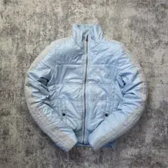 2009年製 adidas Y2K 中綿ジャケット 水色 レディースS