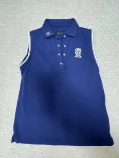 【値下げ】St Andrews ノースリーブ ポロシャツ ネイビー Mのサムネイル